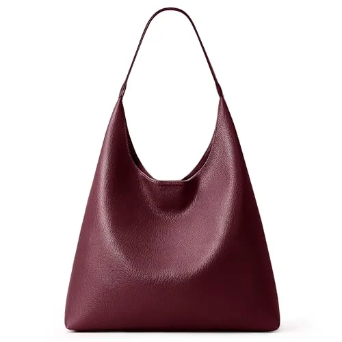 Tote Bag, Burgundy, Medium
