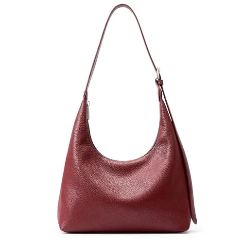 Crescent Bag, Burgundy, Small