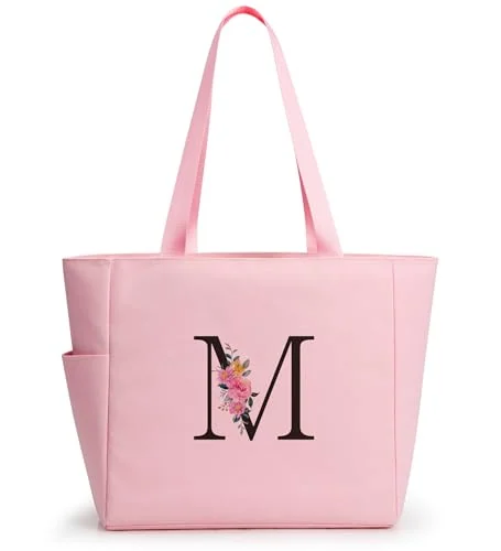 Beach Tote, Pink, Large