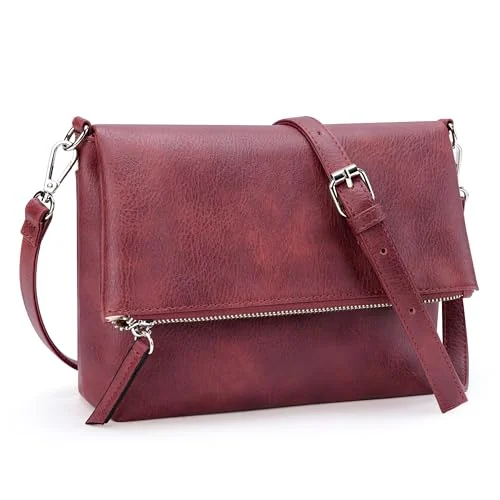 Crossbody Bag, Burgundy