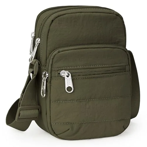 Crossbody Bag, Olive Green